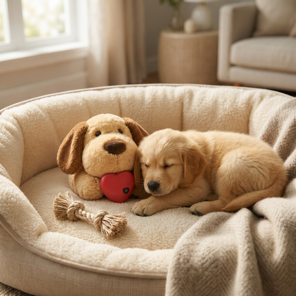 Calming Heartbeat Comfort Plush for Pets