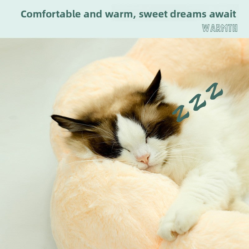 Soft Round Calming Bed