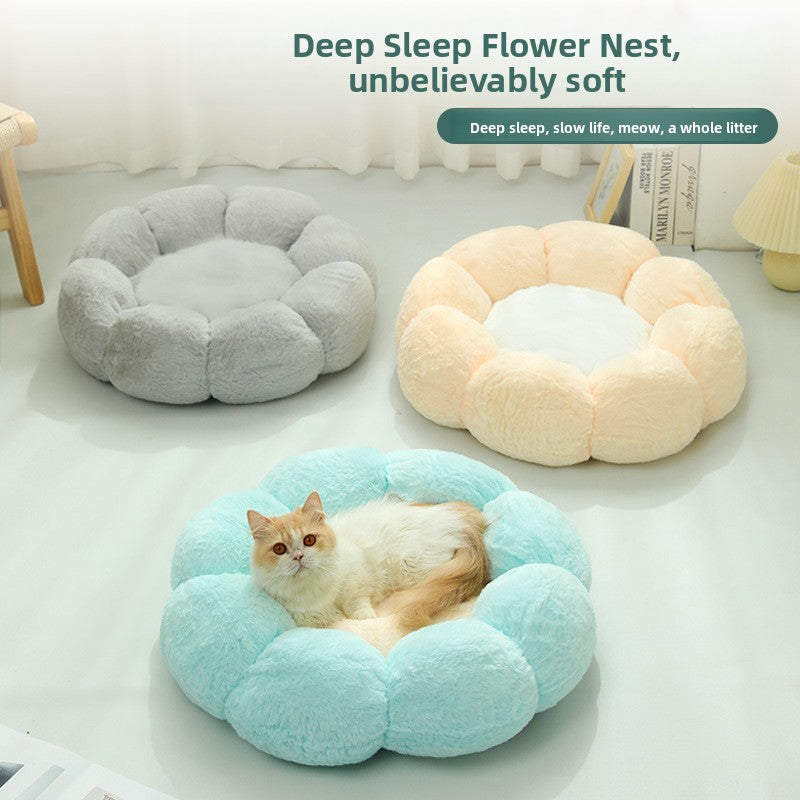 Soft Round Calming Bed